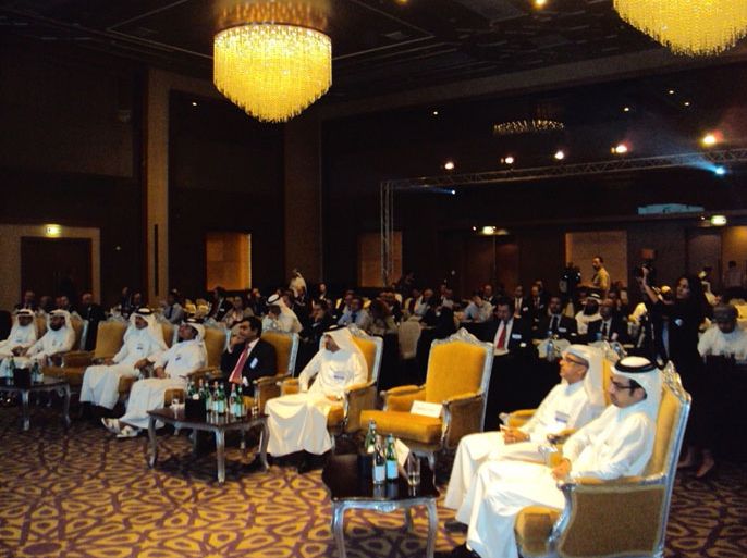 جانب من الجلسة الافتتاحية لمنتدى الشرق الأوسط وشمال أفريقيا لإدارة الاستثمارات
