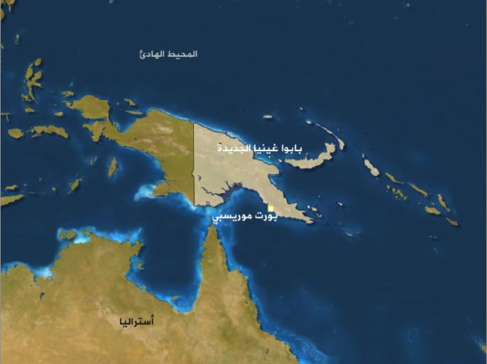 خريطة بابوا غينيا الجديدة - قديمة الرجاء عدم الاستخدم