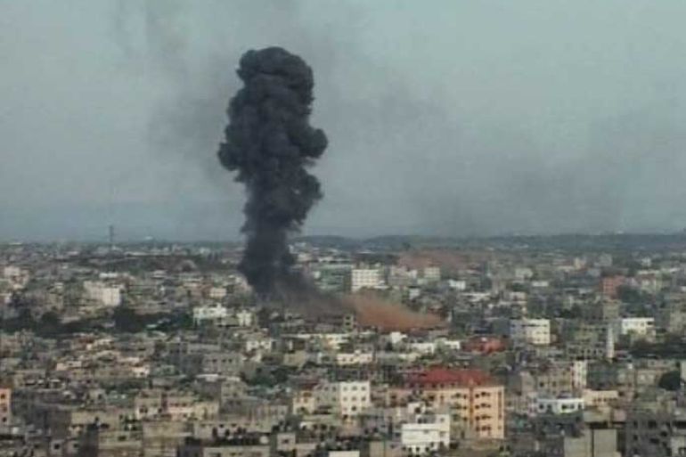 تواصل القصف الإسرائيلي على غزة لليوم الخامس