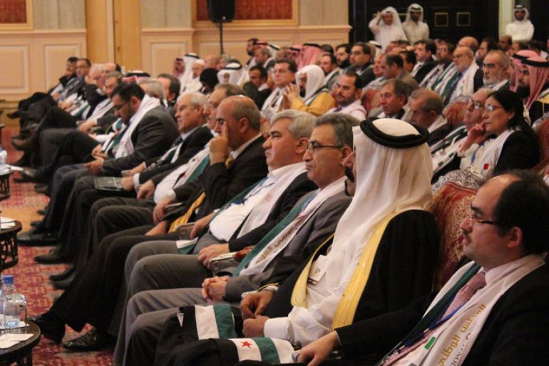اجتماع المعارضة السورية في الدوحة