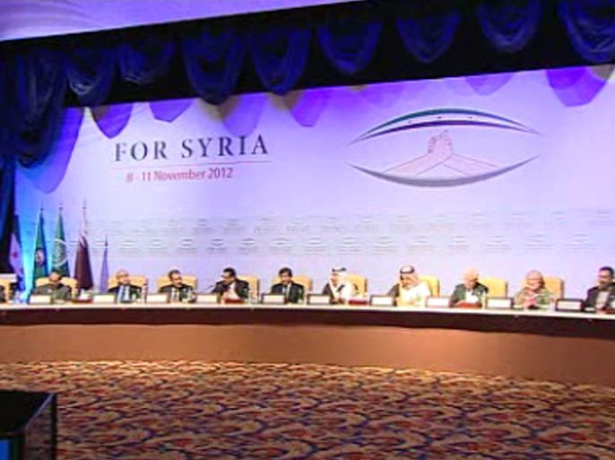 المعارضة السورية توقع اتفاقاً في الدوحة لتوحيد صفوفها
