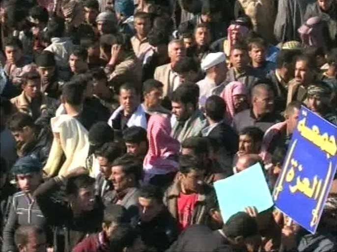 تظاهرات حاشدة في العراق ضد سياسات الحكومة وللمطالبة بإطلاق سراح المعتقلين