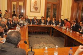 اجتماع جبهة الانقاذ المناهضة للرئيس محمد مرسي