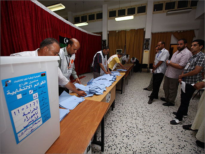 ليبيا شهدت أول انتخابات لها منذ أزيدمن أربعة عقود (الفرنسية)