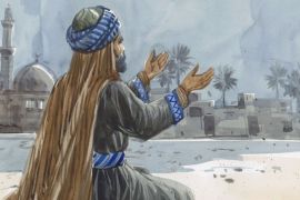 بالهجري - لوحة تخيلية لعمر بن عبد العزيز