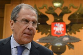 MOW001 - Moscow, -, RUSSIAN FEDERATION : Russian Foreign Minister Sergei Lavrov holds his traditional start-of-year press conference in Moscow, on January 23, 2013, with attention focused on Russia's position on the raging conflict in Syria. AFP PHOTO/ KIRILL KUDRYAVTSEV
