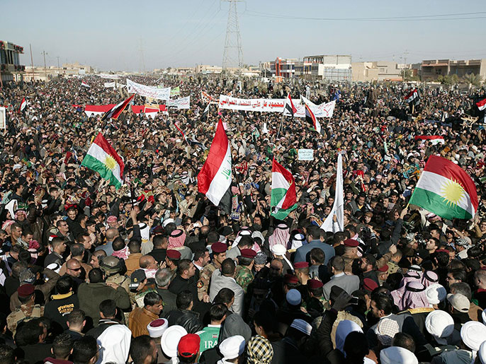 
المظاهرات ضد المالكي تواصلت في أرجاء العراق منذ أكثر من أسبوعين (رويترز)

