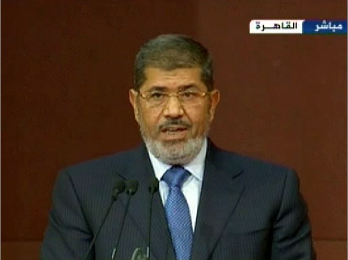 كلمة الرئيس المصري محمد مرسي - بعد تسلمه مشروع الدستور الجديد