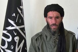 undated grab from a video obtained by ANI Mauritanian news agency reportedly shows former Al-Qaeda in the Islamic Maghreb (AQIM) emir Mokhtar Belmokhtar speaking at an undisclosed location. Islamists are holding 41 foreigners hostage, including seven Americans, after an attack on a gas field in eastern Algeria, a spokesman for the militants told two Mauritanian news websites