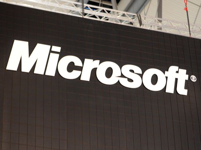 epa03221455 An image showing the logo of technology company Microsoft at the CeBit trade fair in Hanover, 06 March 2012. EPA/MAURITZ ANTIN