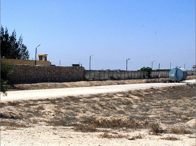 الشريط الحدودي بين مصر وغزة حيث توجد أنفاق تهريب البضائع