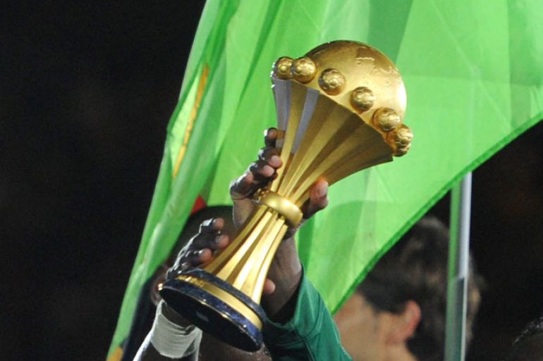 AFCON trophy after the Africa Cup of Nations