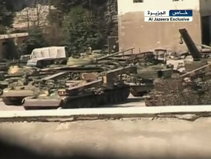 جيش النظام قصف مواقع الثوار بريف دمشق(الجزيرة)