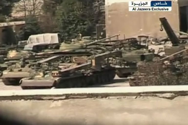 جيش النظام السوري يقصف مواقع الثوار بريف دمشق