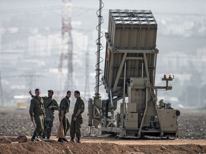 منظومة دفاع صاروخي ضمن قبة إسرائيل الحديدية (وكالة الأنباء الأوروبية)