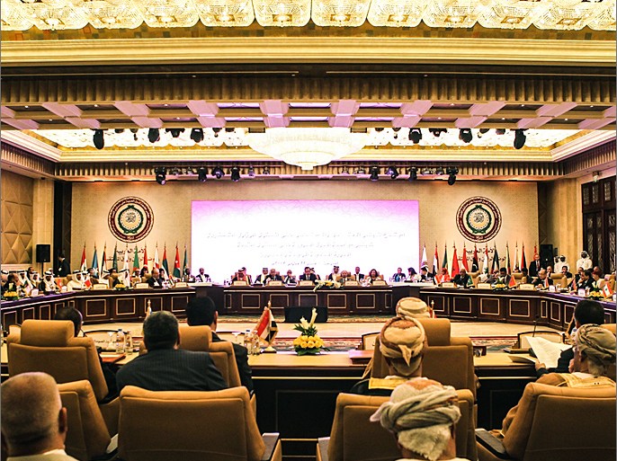 صورة عامة لجتماع المجلس الاقتصادي والاجتماعي العربي على المستوى الوزاري.