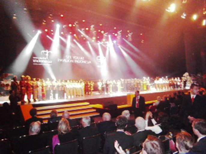بورصة برلين للسياحة العالمية استضافت اندونيسيا ضيف شرف هذا العام . الجزيرة
