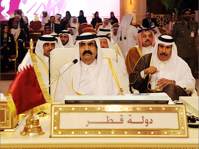 أمير دولة قطر الشيخ حمد بن خليفة آل ثاني