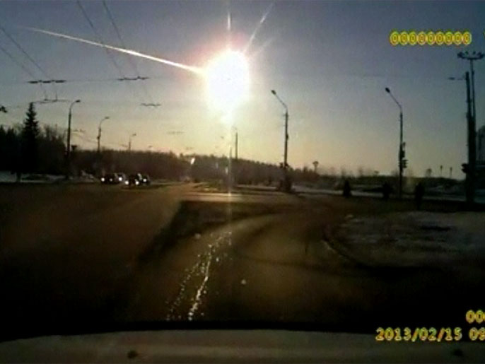 ‪‬ الكويكب الذي مر فوق روسيا الشهر الماضي خلف دمارا واسعا(الجزيرة)