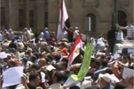 تظاهرات تدعو لإستقلال القضاء بمصر