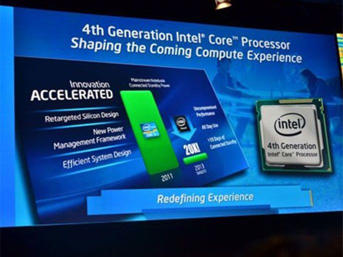 إنتل تعترف بوجود عيب تصنيع في معالجات الجيل الرابع “Haswell” - مصدر الصورة: Intel