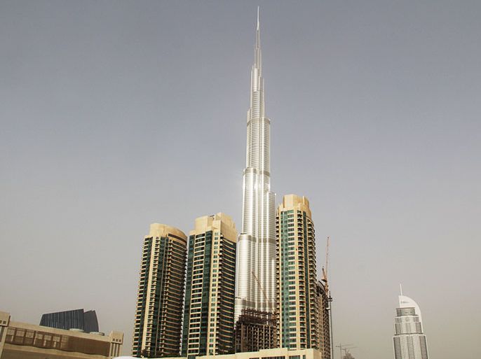 برج خليفة، أعلى بناية في العالم - دبي دولة الإمارات العربية المتحدة تصوير : أحمد الجنابي