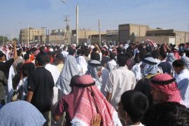 أحوازيون في تظاهرة تطالب بمزيد من الحقوق المدنية - الأحواز تصوير: أحمد الجنابي