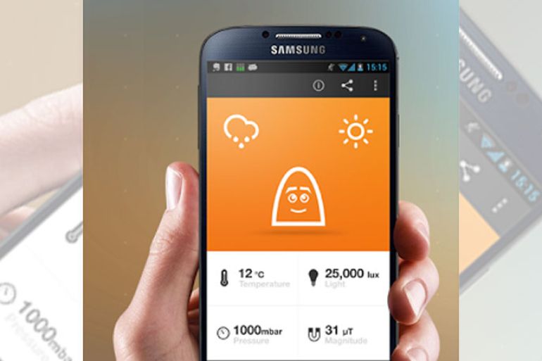 تطبيق يرصد حالة الطقس من خلال أدوات الاستشعار المتاحة في الهواتف