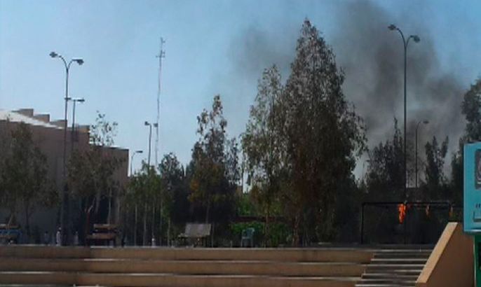 صور من مشاجرة جامعة الحسين في معان أالاثنين الماضي