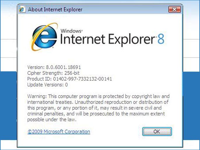 إنترنت إكسبلورر 8 Internet Explorer 8 ------ سكرين شوت