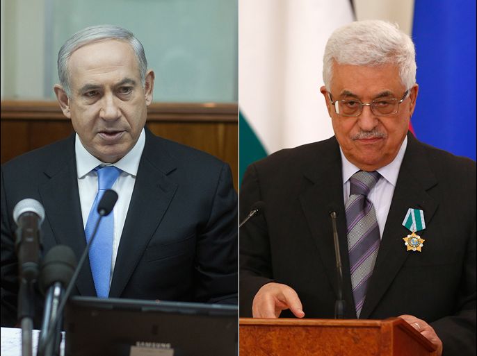 epa - Palestinian President Mahmoud Abbas - Israeli Prime Minister Benjamin Netanyahu