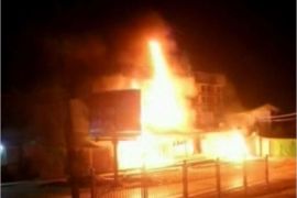 إحراق مسجد ومنازل لمسلمين بميانمار