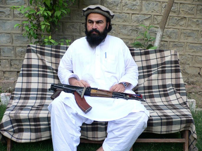 In this photograph taken on May 16, 2011 Pakistani Taliban senior commander Waliur Rehman holds his AK-47 assault rifle as he talks to local media representatives in Paikistan's tribal belt of South Waziristan close to border with Afghanistan