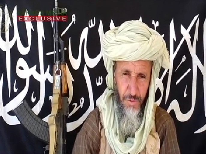 This image released on December 25, 2012 by Sahara Media, shows one of the leaders of Al-Qaeda in the Islamic Maghreb (AQIM), Abdelhamid Abu Zeid in an undisclosed place. AQIM on June 16, 2013 confirmed the death in Mali of key leader Abou Zeid.