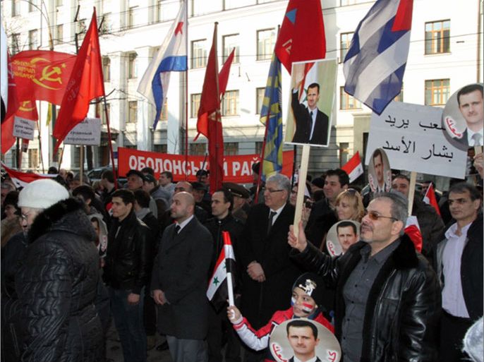 معظم داعمي الأسد في أوكرانيا من الشيوعيين