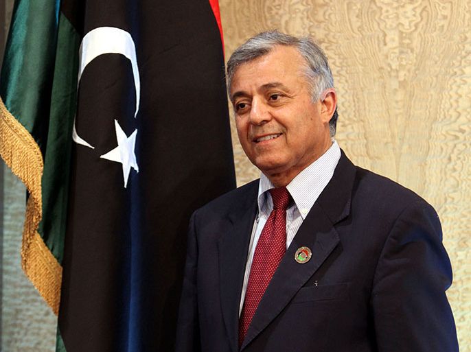The newly-elected chairman of the Libyan General National Congress, Nuri Abu-Sahmain, smiles after results were announced in Tripoli, Libya, 25 June 2013. Abu-Sahmain was elected after a second round of voting in which he got 96 votes while his contender Sharif Al-Wafi Mohamed got 80. The former head of Libya's parliament, Mohammed al-Magariaf, resigned on 28 May 2013 because he falls under a recently adopted Political Isolation Law barring officials who served under slain leader Muammar Gaddafi from holding office. EPA/SABRI ELMHEDWI
