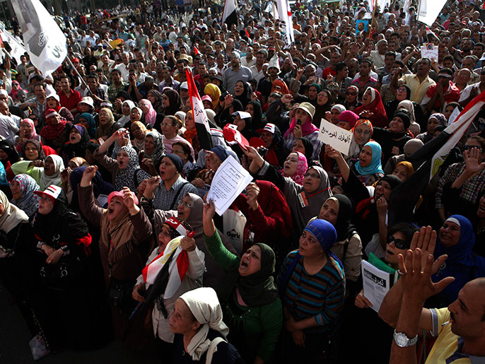 احتجاجات سابقة في القاهرة ضد جماعة الإخوان المسلمين (رويترز-أرشيف)