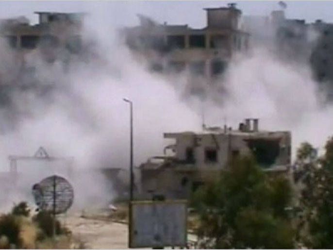 قوات النظام تكثف قصفها لأحياء حمص (الجزيرة)