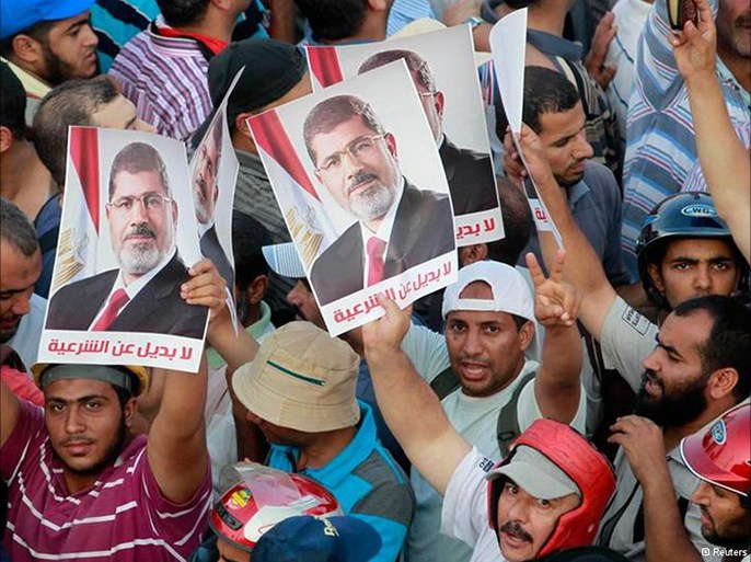 تظاهرة لأنصار الرئيس المعزول محمد مرسي