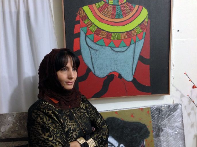 الفنانة التشكيلية اليمنية آمنة النصيري