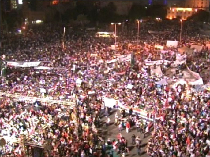 جانب من المظاهرة المعارضة لمرسي بميدان التحرير (الجزيرة)