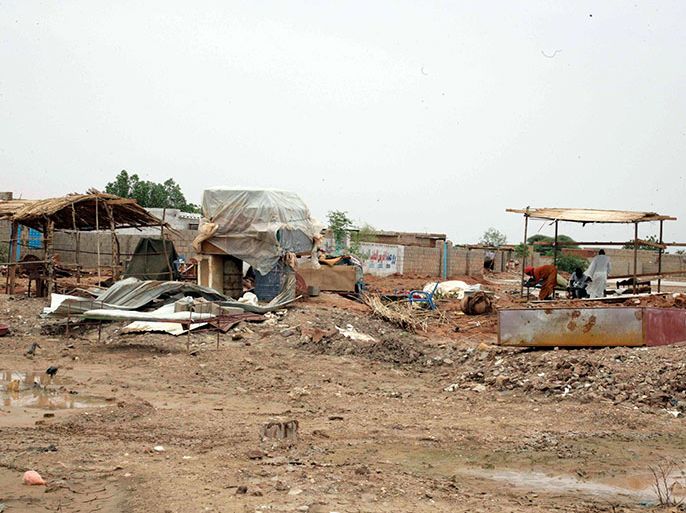 صور من آثار فيضانات السودان