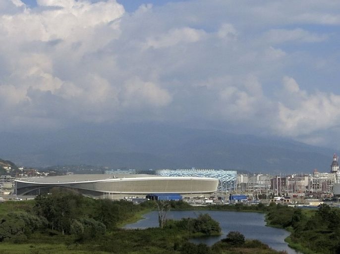 A general view shows the Olympic Park for the 2014 Winter Olympic Games in Sochi, August 20, 2013. Sochi will host the 2014 Winter Olympics in February.