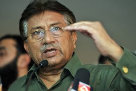 Pakistan's former President Pervez Musharraf speaks during a news conference in Dubai in this March 23, 2013 file photo. A court in Pakistan has formally indicted former military dictator Pervez Musharraf on August 20, 2013 with the murder of former premier Benazir Bhutto who was assassinated in 2007. Picture taken March 23, 2013.