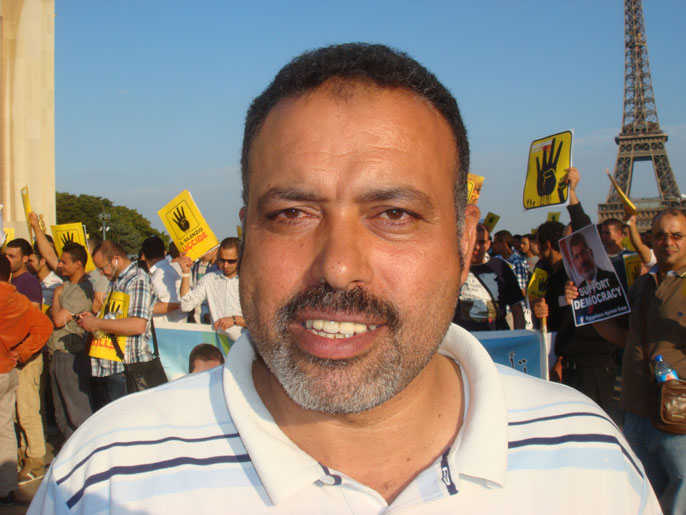 القيادي في الائتلاف الفرنسي للدفاع عن الديمقراطية في مصر، أحمد سالملجزيرة