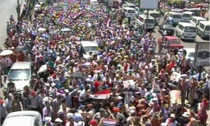 تظاهرات في عدد من المحافظات المصرية للمطالبة بعودة الشرعية