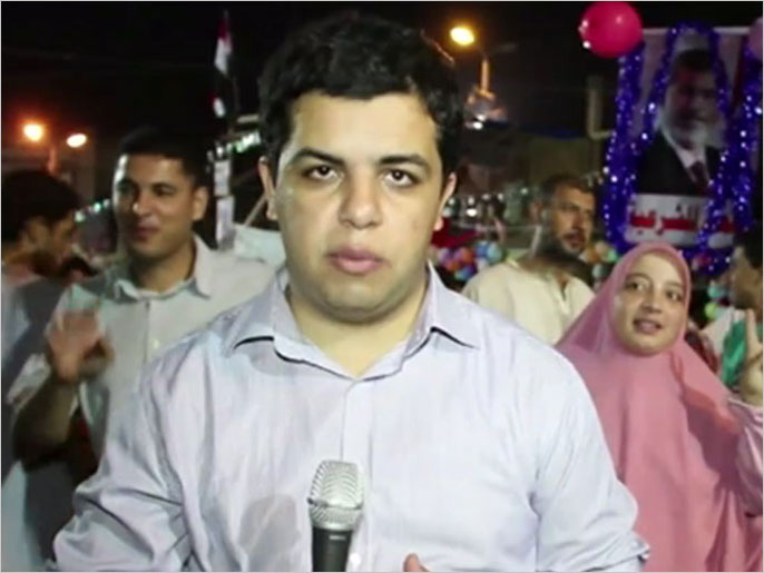‪اعتقال الشامي يأتي بعد تضييق تعرض له صحفيو وموظفو شبكة الجزيرة بمصر مؤخرا‬ (الجزيرة)