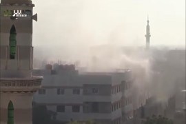 قصف كيماوي لقوات النظام السوري بغاز السارين على غوطة دمش وريفها