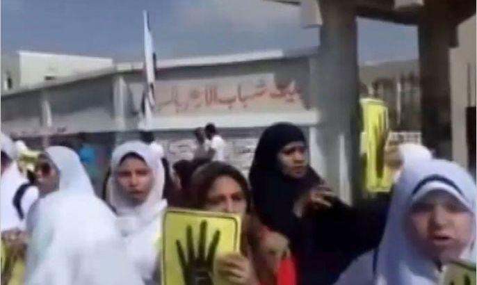 مظاهرات طلابية لدعم العصيان المدني في مصر