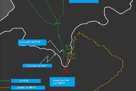 سقوط طائرة للنظام السوري مصدر الصورة وكالة الأنضول